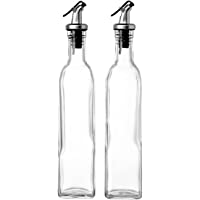 Botellas dispensadoras de aceite de oliva y vinagre Juvale- con palanca vertidora. 2 unidades- 500 ml
